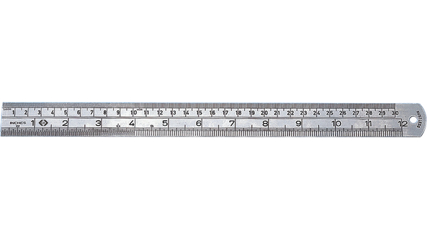 Ruler with best sale mm and inches